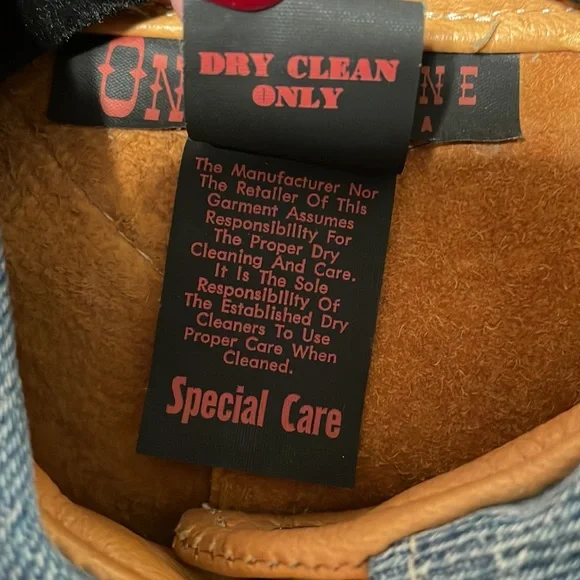 Leather & Jean Button-up Shirt - Picture 10 of 10